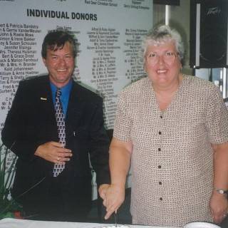 Dedication of new Admin building in Stony Plain – June 2000